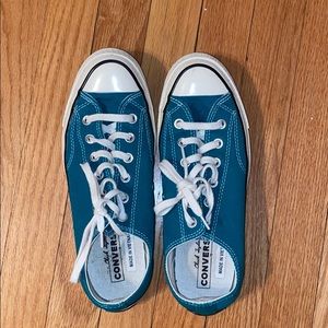 Turquoise Low Top Chuck 70s Size 8.5